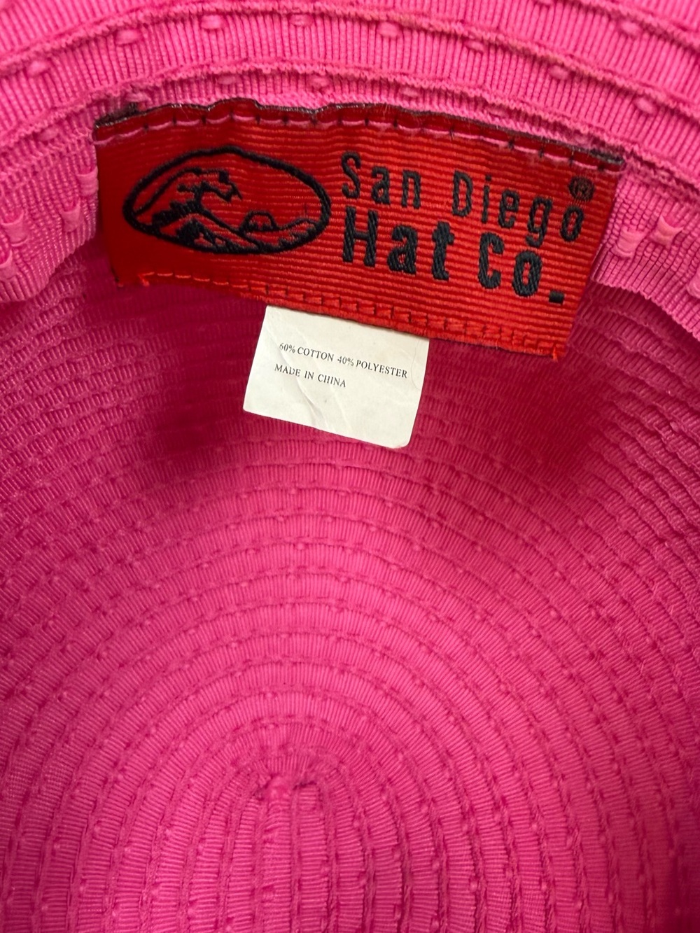 San Diego Hat Company Hot Pink Knit Bucket Hat - Picture 7 of 11